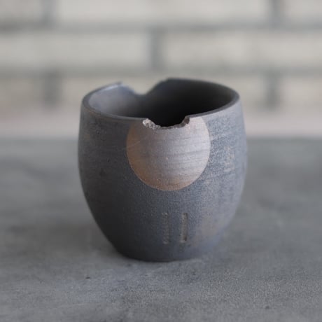 N/OH / コロ鉢 / N-Black + Moon / SS (3号)   no.503-408