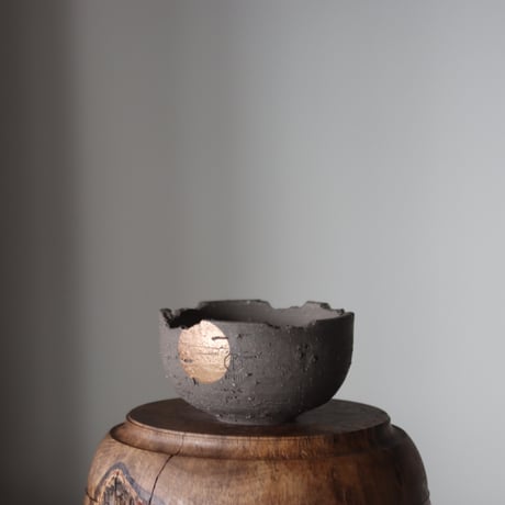 N/OH / コロ鉢 / smoky grey＋Moon / XS   no.209-110