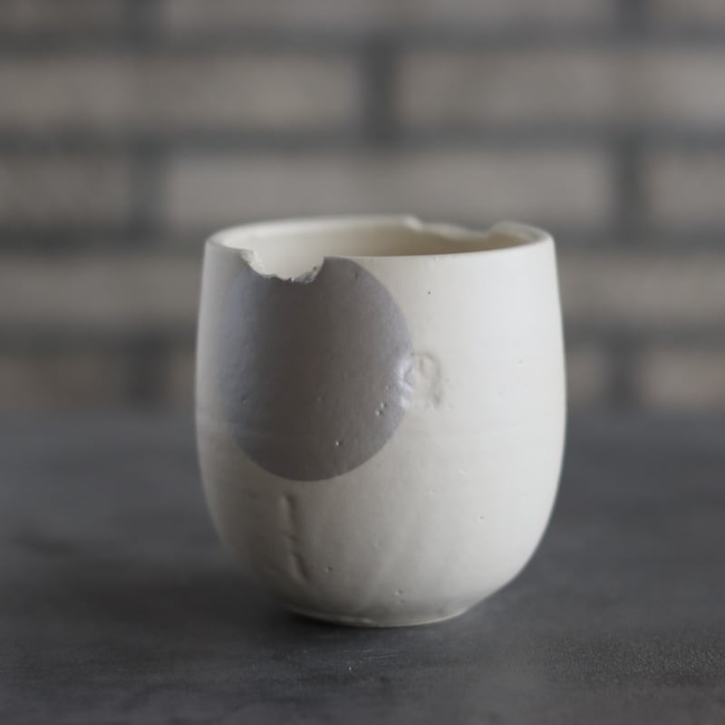 N/OH / コロ鉢 / white ＋ Moon / SS (3号) no.1109-44