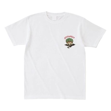 humanity×MENOSYAMA 【poorpatch T-shirt】obesa-head（WHITE）予約販売