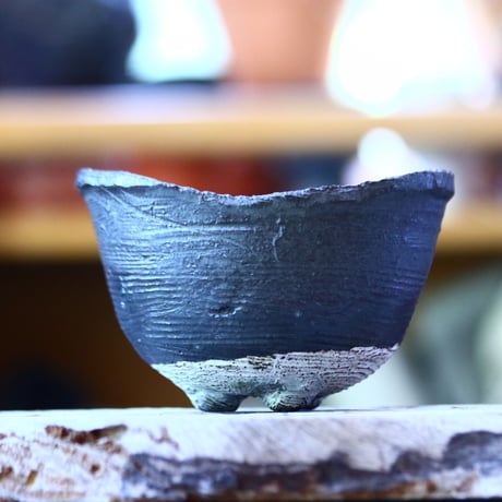 joint pot   安西桂   ×   安西岳郎   親子鉢〝土の子″  L  no.82383