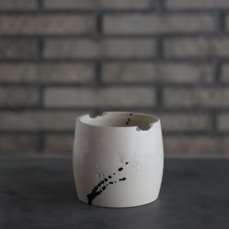 N/OH / コロ鉢 / White / S (4号)    no.426-35