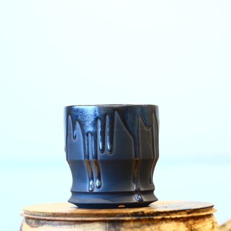 Yuta Uchida / black glaze / humanity pot    no.1231-6