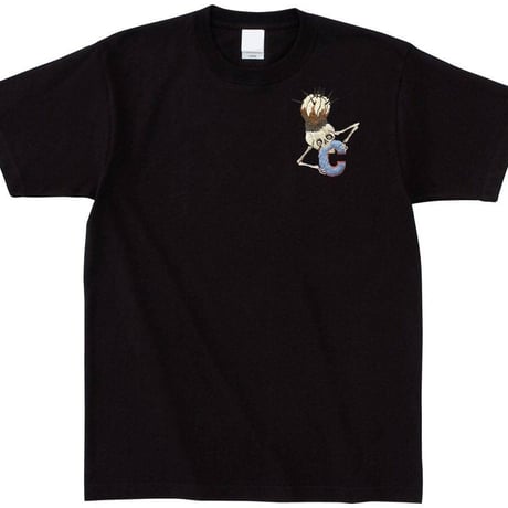 humanity×MENOSYAMA 【poorpatch T-shirt】CINEREA  HEAD T（BLACK）予約販売
