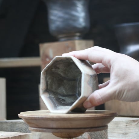 P&A ceramic ware / polygon pot 　no.108-125