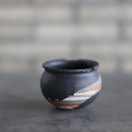 N/OH / コロ鉢 / MARBLE NOHBLE + Strokes / XS (3号)  no.1025-54