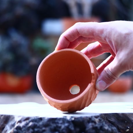 N/OH   コロ鉢  / XS / Persimmon   no.1121/6