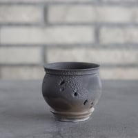 takero pot / mushikui / 炭化焼成 (2.5号)  no.531-110