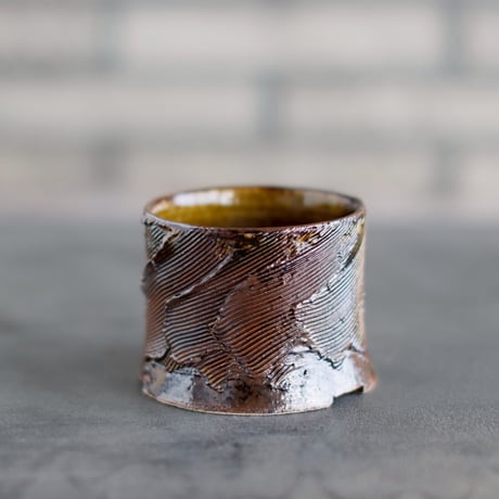 Masato Akutsu / brown glaze / humanity pot (2.5号)  no.824-39