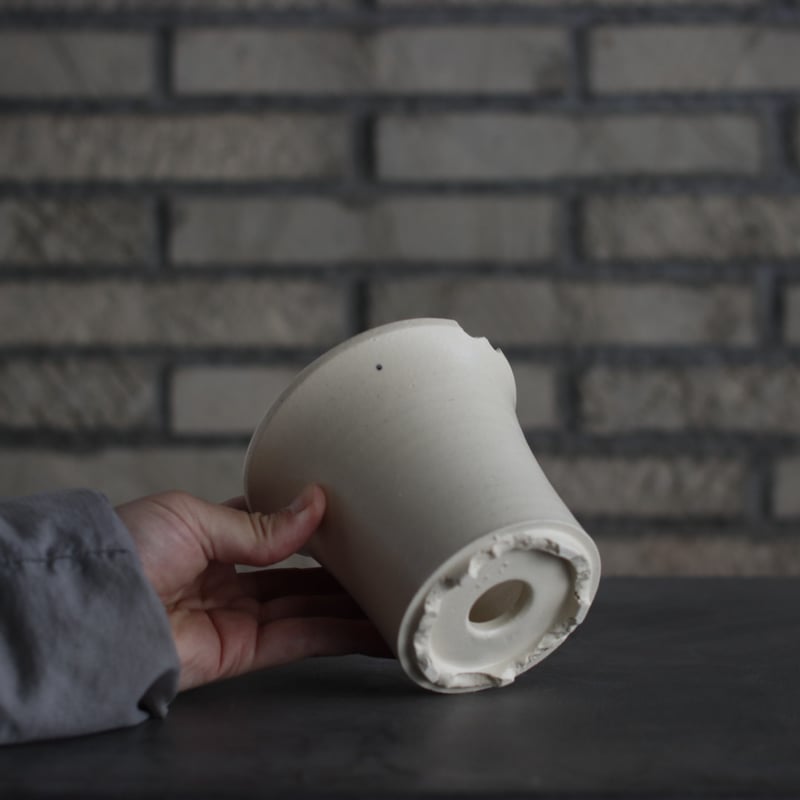 N/OH / ラン鉢 / dripping / W.呉 / SS (4号) no.215-2