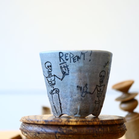 Andrew  Gemrich〝calavera″ / humanity pot    no521-G7