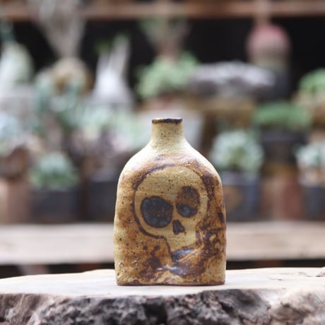 Andrew  Gemrich〝calavera″ 花器／humanity pot   no.100213