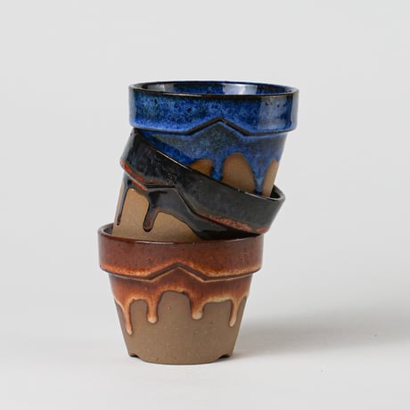YAMABACHI var. P&A ceramic ware / ドロップ/ 3pieces (3号)   no.430-1