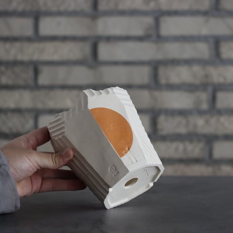 N/OH / 応-OU- / White＋Moon / S (4号)   no.215-53