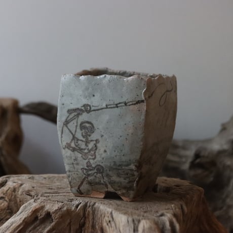 Andrew Gemrich〝CALAVERA″ / humanity pot  no.920-C15