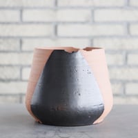 joint pot 安西桂 × 安西岳郎 親子鉢〝土の子″ デン SS n