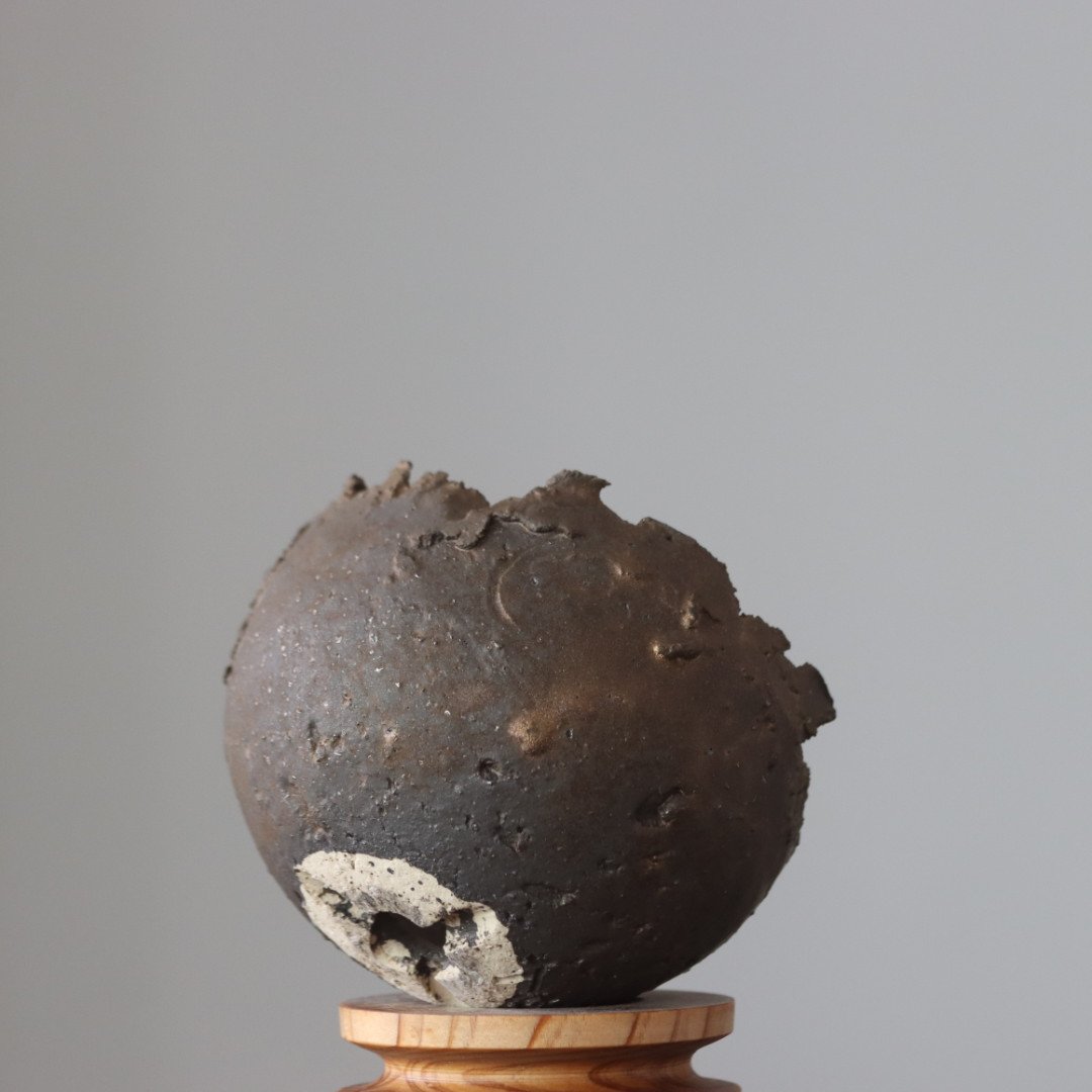 たけろうぽっと　チギリ　コガネ L たけろうポット/ チギリ / コガネ / S no.623-11 | 芽の巣山