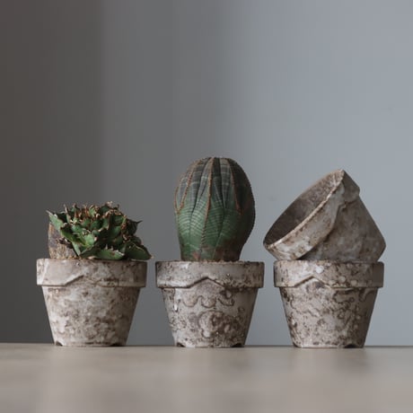 YAMABACHI ver. takero pot / シロサビ / 3pieces  no.623-1