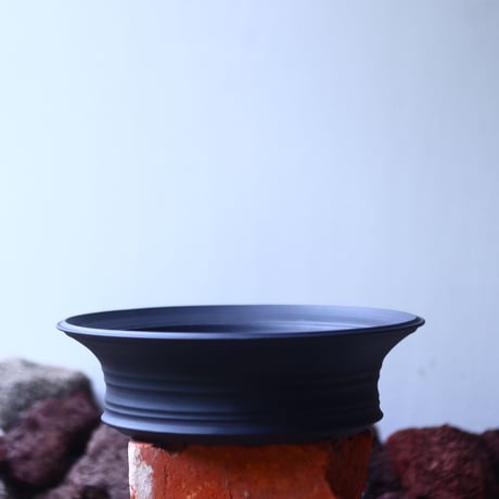Yuta  Uchida 〝black  clay″   /   humanity pot       no.510-3