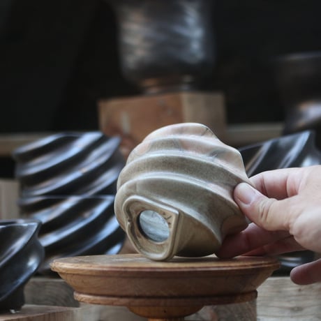 P&A ceramic ware / spiral pot 　no.108-114