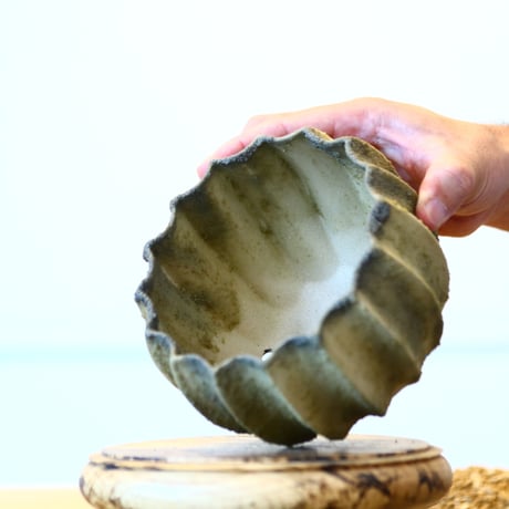 soso/礎礎 / Bowl / Olive Reef / L     no.1001-81