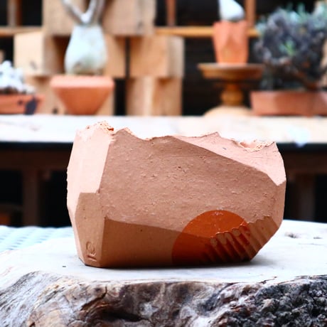 N/OH  澪標 / S / Persimmon + gold Moon     no.417/49