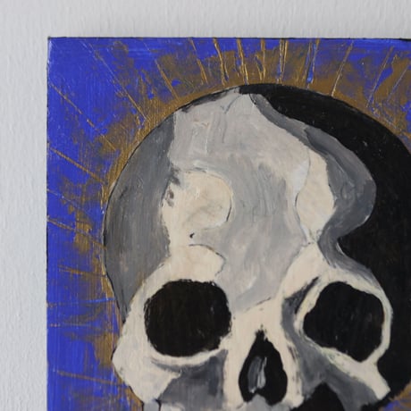 Andrew  Gemrich〝calavera″ アクリル絵画／humanity pot  no.1002C