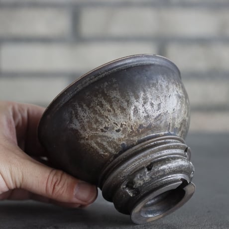 takero pot / mushikui / 炭化焼成 (3.5号)  no.531-83