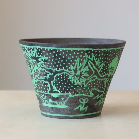 Yok Joaquin paint / 盆栽鉢   no.223/59