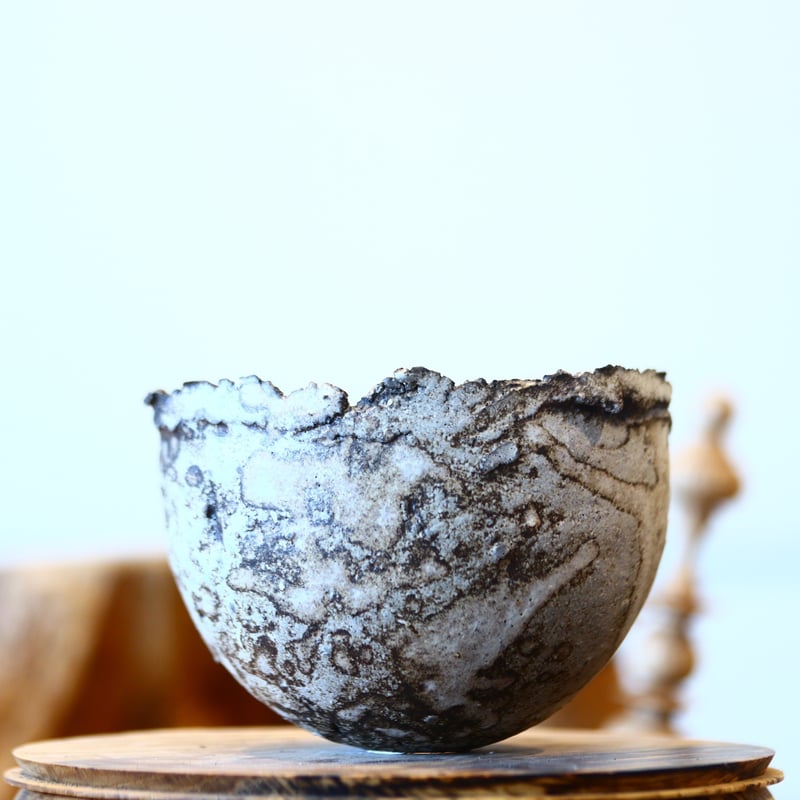 たけろうポット/ チギリ / シロサビ / M たけろうポット / ちぎり/ 白サビ / M no.211-38 | 芽の巣山