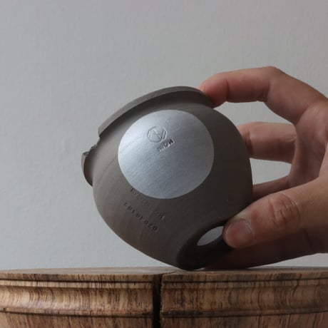 N/OH / コロ鉢 / rich black+Moon/ XS (2.5号)   no.504-195