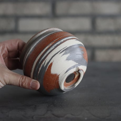 N/OH 芽の巣山別注 / コロ鉢 / MARBLE N/OBLE / SS (3.5号)   no.215-119