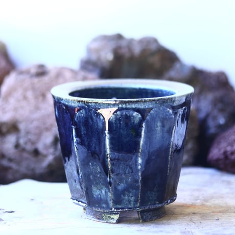 Tadao  Akutsu 〝瑠璃油″   /   humanity pot       no.42563