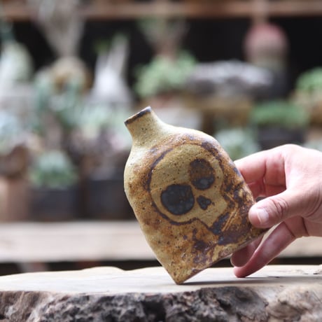 Andrew  Gemrich〝calavera″ 花器／humanity pot   no.100213