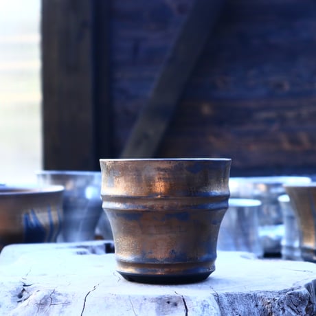 Yuta  Uchida 〝gold  rust″    /   humanity pot      no.11743