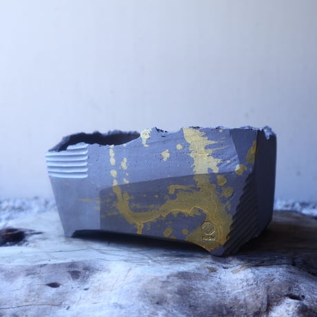 N/OH 期間限定【立冬コレクション2019 - 溌 ハツ- 】smoky grey / 金  M  no.20223