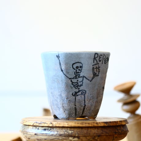 Andrew  Gemrich〝calavera″ / humanity pot    no521-G7