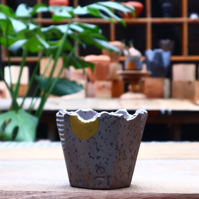 n/oh 鉢 sサイズ N/OH 澪標 山ノ月 ブラックsサイズ N/OH