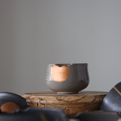 N/OH / コロ鉢 / Grey + Moon / XS    no.428-62