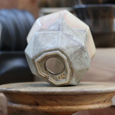 P&A ceramic ware / polygon pot    no.814-P1