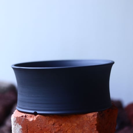 Yuta  Uchida 〝black  clay″   /   humanity pot       no.510-43