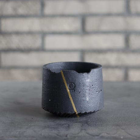 N/OH / コロ鉢 / N-Black＋Line / SS (3.5号)  no.222-94