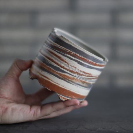 N/OH / コロ鉢 / MARBLE NOHBLE / SS (3.5号)  no.1025-16