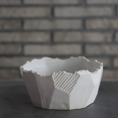 大鉢　大甕 大澤哲哉 大甕（白）large earthenware pot white －作家もの陶器
