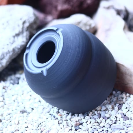 Yuta  Uchida 〝black  clay″   /   humanity pot       no.510-54