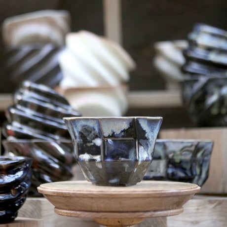 P&A ceramic ware / polygon pot 　no.108-80
