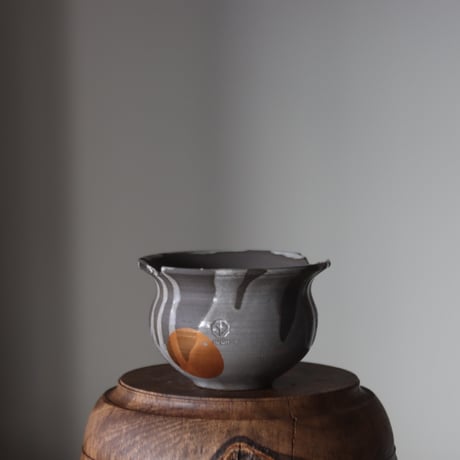N/OH / コロ鉢 / RUNNY GREY＋Moon  / XS   no.209-129