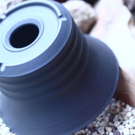 Yuta  Uchida 〝black  clay″   /   humanity pot       no.510-49