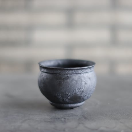 Takero Anzai × Tomoharu Nakagawa / 山山 薪窯特別共作鉢 (3.5号) no.1012-45