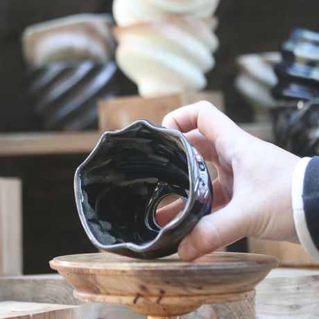 P&A ceramic ware / spiral pot 　no.108-104
